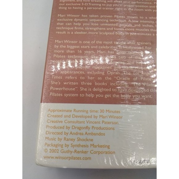 New Sealed VHS Bundle Mari Winsor Pilates Basics Step-byStep workout accelerated - Picture 3 of 3